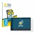 Front side of a product packaging with the brand logo BROTECT. Next to it is the device Bigtreetech TFT50 V2.1 shown with the 