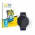 Front side of a product packaging with the brand logo BROTECT. Next to it is the device Amazfit Active 3 Premium shown with th