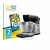 Front side of a product packaging with the brand logo BROTECT. Next to it is the device Bosch MUMS8Z shown with the correspond