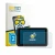 Front side of a product packaging with the brand logo BROTECT. Next to it is the device Atomos Ninja RAW 5" shown with the cor