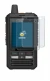 Image of the device Uniwa F80S with a wide variety of screen protectors.