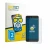 Front side of a product packaging with the brand logo BROTECT. Next to it is the device Tecno Pouvoir 1 shown with the corresp