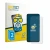 Front side of a product packaging with the brand logo BROTECT. Next to it is the device TCL 605 shown with the corresponding s