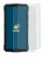 Image of the device Doogee Fire 7 Pro with a wide variety of screen protectors.