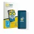 Front side of a product packaging with the brand logo BROTECT. Next to it is the device Huawei Enjoy 90m Plus shown with the c
