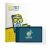 Front side of a product packaging with the brand logo BROTECT. Next to it is the device Wacom One 14 shown with the correspond