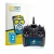 Front side of a product packaging with the brand logo BROTECT. Next to it is the device Spektrum iX14 Plus Special Edition sho