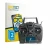 Front side of a product packaging with the brand logo BROTECT. Next to it is the device Graupner MZ-10 HOTT shown with the cor