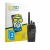 Front side of a product packaging with the brand logo BROTECT. Next to it is the device Icom IC-F4400DT shown with the corresp