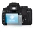 Image of the device Canon EOS 400D with a wide variety of screen protectors.