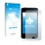 Front side of a product packaging with the brand logo upscreen. Next to it is the device Apple iPod Touch (2nd Gen.) shown wit