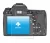 Image of the device Pentax K7, K-7 with a wide variety of screen protectors.