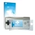 Front side of a product packaging with the brand logo upscreen. Next to it is the device Nintendo Gameboy Micro shown with the