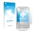Front side of a product packaging with the brand logo upscreen. Next to it is the device BlackBerry Q10 shown with the corresp