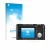 Front side of a product packaging with the brand logo upscreen. Next to it is the device Leica X Vario shown with the correspo