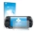 Front side of a product packaging with the brand logo upscreen. Next to it is the device Sony PSP 2000 shown with the correspo