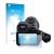 Front side of a product packaging with the brand logo upscreen. Next to it is the device JVC GC-PX100BEU shown with the corres