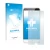 Front side of a product packaging with the brand logo upscreen. Next to it is the device Ulefone Be Touch shown with the corre