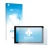 Front side of a product packaging with the brand logo upscreen. Next to it is the device Blaupunkt Endeavour 101M shown with t