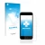 Front side of a product packaging with the brand logo upscreen. Next to it is the device Apple iPhone 7 shown with the corresp