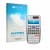 Front side of a product packaging with the brand logo upscreen. Next to it is the device Casio FX-991DE Plus shown with the co