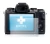 Image of the device Canon EOS M5 with a wide variety of screen protectors.