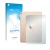 Front side of a product packaging with the brand logo upscreen. Next to it is the device Apple iPad Air 2 2014 (Back) shown wi
