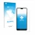 Front side of a product packaging with the brand logo upscreen. Next to it is the device Huawei P20 shown with the correspondi