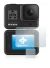 Image of the device GoPro Hero 8 Black with a wide variety of screen protectors.