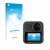 Front side of a product packaging with the brand logo upscreen. Next to it is the device GoPro Max shown with the correspondin