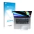 Front side of a product packaging with the brand logo upscreen. Next to it is the device Apple MacBook Pro 16" 2019 (Touch Tra