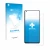 Front side of a product packaging with the brand logo upscreen. Next to it is the device Vivo X50 shown with the corresponding
