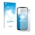 Front side of a product packaging with the brand logo upscreen. Next to it is the device Oukitel WP7 shown with the correspond