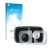 Front side of a product packaging with the brand logo upscreen. Next to it is the device Cycliq Fly12 CE shown with the corres