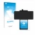 Front side of a product packaging with the brand logo upscreen. Next to it is the device LG Wing (Back display) shown with the