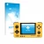 Front side of a product packaging with the brand logo upscreen. Next to it is the device Retroid Pocket 2 shown with the corre