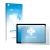 Front side of a product packaging with the brand logo upscreen. Next to it is the device Teclast P20HD shown with the correspo
