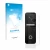 Front side of a product packaging with the brand logo upscreen. Next to it is the device Logitech Circle View Doorbell shown w