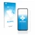 Front side of a product packaging with the brand logo upscreen. Next to it is the device Oppo Find X3 Lite shown with the corr