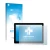 Front side of a product packaging with the brand logo upscreen. Next to it is the device MEDION Lifetab E10802 shown with the 