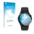 Front side of a product packaging with the brand logo upscreen. Next to it is the device Samsung Galaxy Watch 4 Classic (42mm)