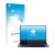 Front side of a product packaging with the brand logo upscreen. Next to it is the device Samsung Galaxy Book Pro 360 15" shown