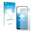Front side of a product packaging with the brand logo upscreen. Next to it is the device realme 8i shown with the correspondin