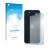 Front side of a product packaging with the brand logo upscreen. Next to it is the device Apple iPhone SE 3 2022 (Back) shown w