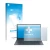 Front side of a product packaging with the brand logo upscreen. Next to it is the device ASUS ZenBook 13 OLED shown with the c