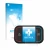 Front side of a product packaging with the brand logo upscreen. Next to it is the device Saphe Drive Mini shown with the corre