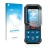 Front side of a product packaging with the brand logo upscreen. Next to it is the device Bosch GLM 50-27 C shown with the corr