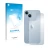 Front side of a product packaging with the brand logo upscreen. Next to it is the device Apple iPhone 14 (Back) shown with the