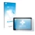 Front side of a product packaging with the brand logo upscreen. Next to it is the device Amazon Fire HD 8 Plus 2022 shown with