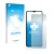 Front side of a product packaging with the brand logo upscreen. Next to it is the device ZTE Blade V40 Design shown with the c
